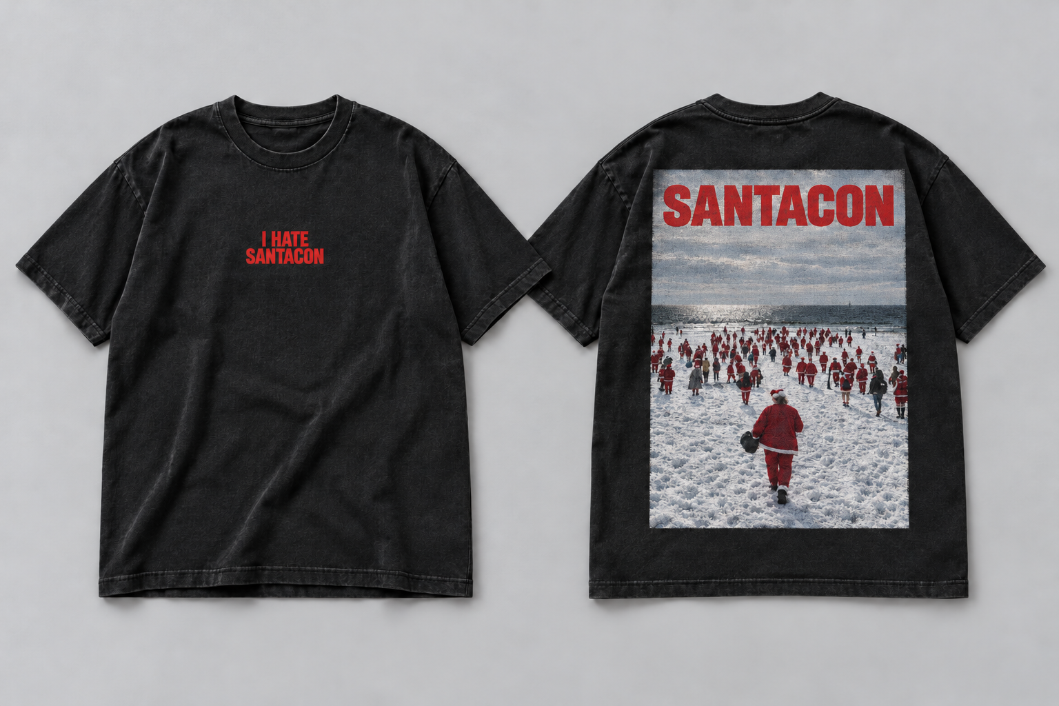 The Picture Tee: front and back design on roomy T-shirt blanks