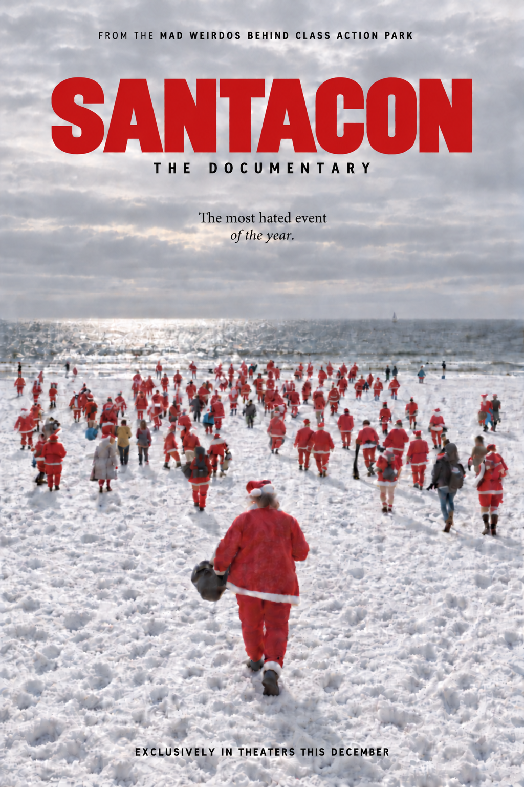 Santacon street campaign theatrical poster